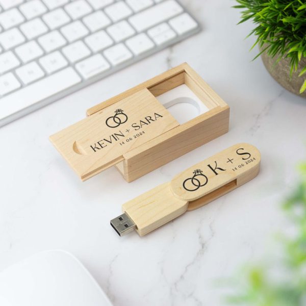 Flash Drive ไม้ พรีเมี่ยม พร้อมกล่อง ขายดี ส่งเร็ว ส่งฟรี รุ่นใหม่ล่าสุด 2022 - Image 10