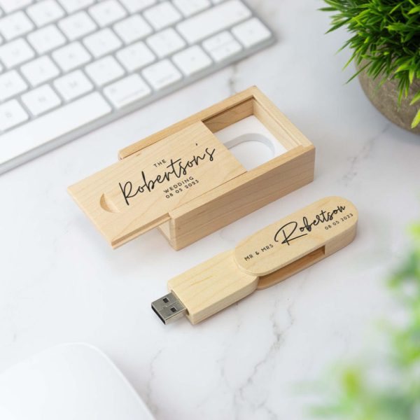 Flash Drive ไม้ พรีเมี่ยม พร้อมกล่อง ขายดี ส่งเร็ว ส่งฟรี รุ่นใหม่ล่าสุด 2022 - Image 8